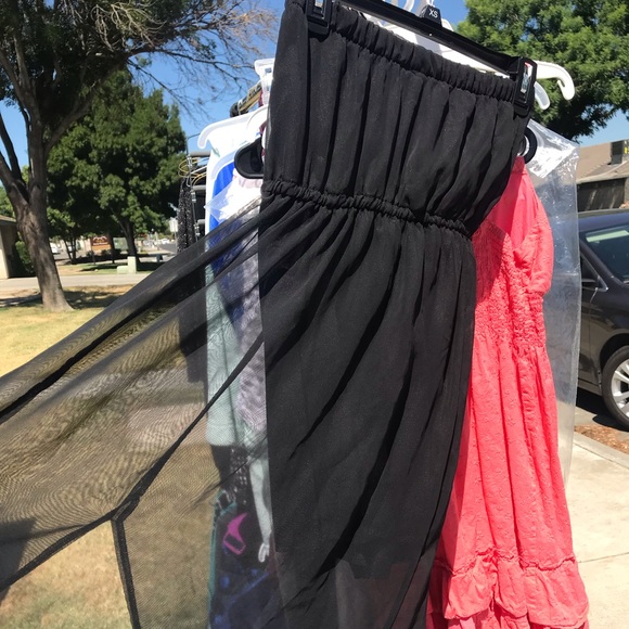 Strapless black dress - Picture 3 of 4